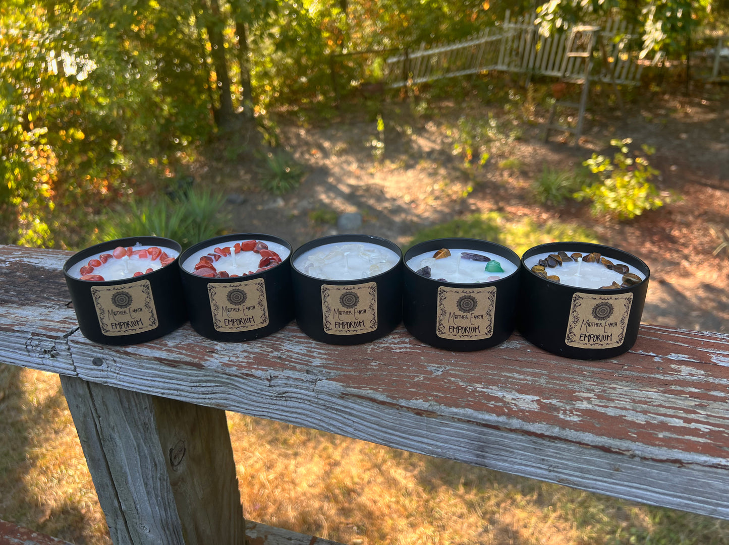 8oz. Nag Champa Soy Candle//Matte Black Collection