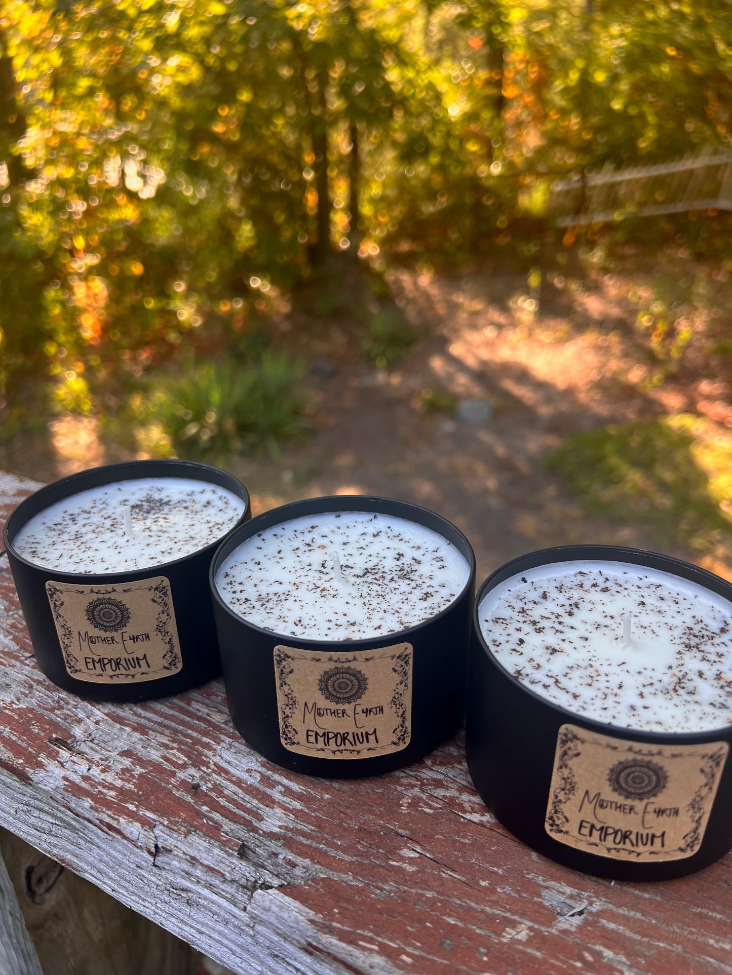 8oz. Bergamot Black Tea Soy Candle//Matte Black Collection